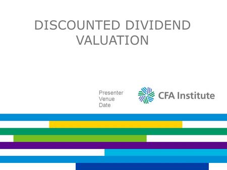 Discounted Dividend Valuation