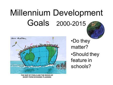 Millennium Development Goals