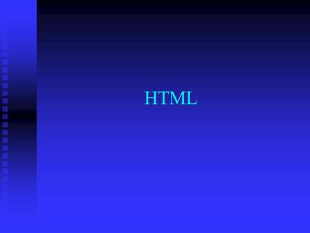 HTML.