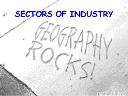 SECTORS OF INDUSTRY.