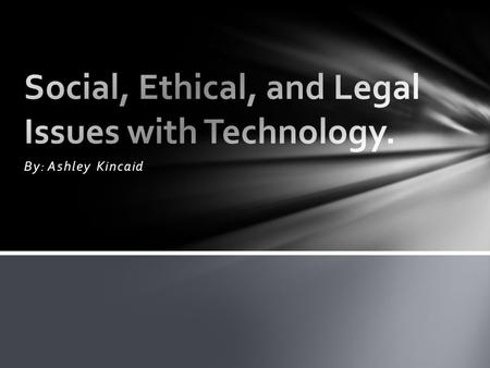 By: Ashley Kincaid Copyright and Fair UsePrivacy Always remember that every students has the right for privacy! Never allow students to put information.