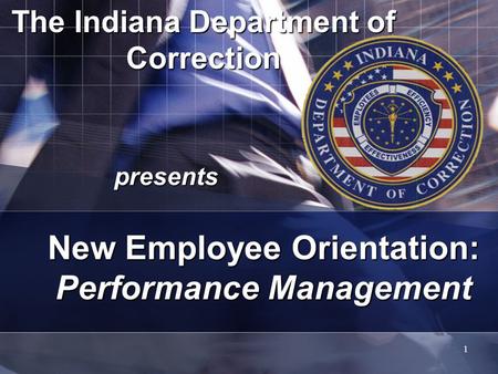 New Employee Orientation: Performance Management