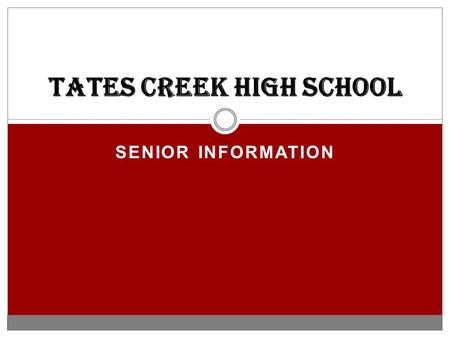 TATES CREEK HIGH SCHOOL