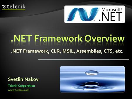 .NET Framework Overview