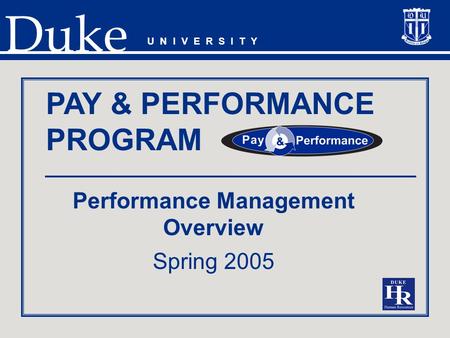 What is Pay & Performance?