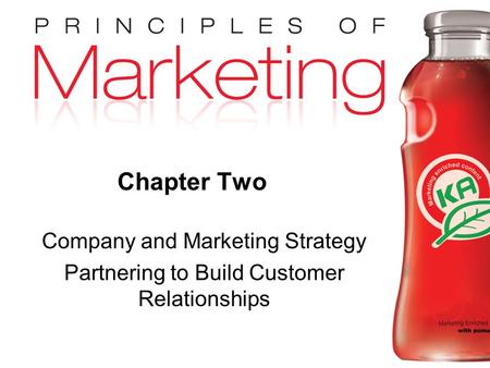 Chapter Two Company and Marketing Strategy