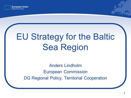 EU Strategy for the Baltic Sea Region