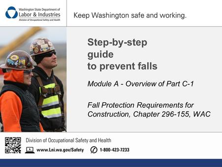 Step-by-step guide to prevent falls