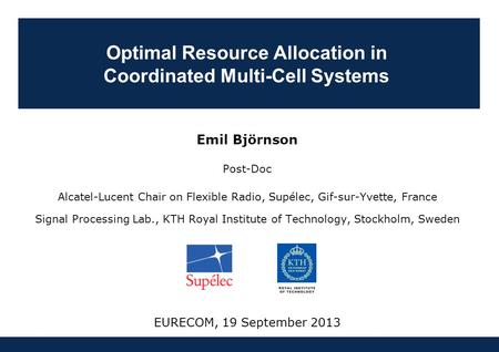 Optimal Resource Allocation in Coordinated Multi-Cell Systems