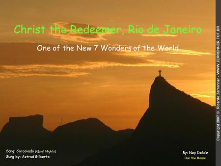 Christ the Redeemer, Rio de Janeiro