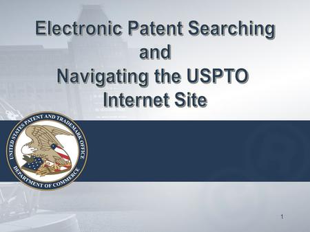 1. 2 Why search? To see if any Prior Art related to your invention exists Helps determine if you want to file an application Helps to determine the appropriate.