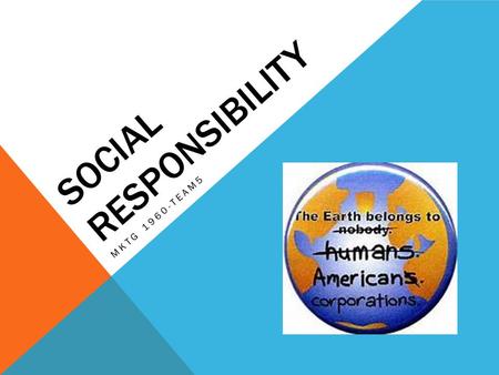 Social Responsibility