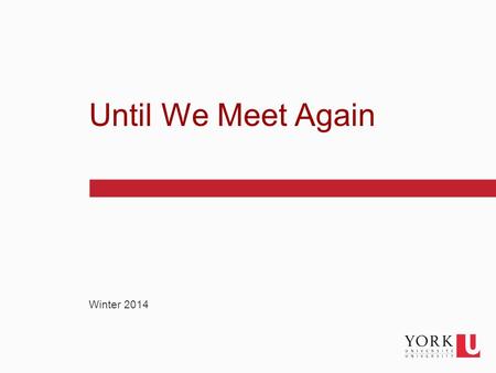 1 Winter 2014 Until We Meet Again. 2 Purpose of this Seminar Termination Benefits Pre Retirement Death Benefits Retirement Single Married Guarantee Periods.