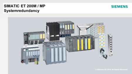 SIMATIC ET 200M / MP Systemredundancy