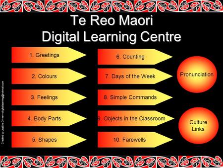 Te Reo Maori Digital Learning Centre