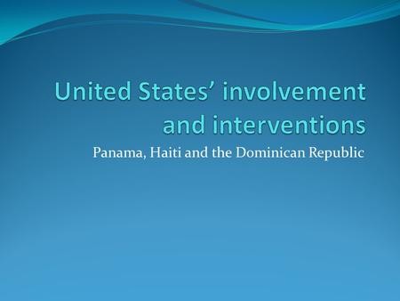 Panama, Haiti and the Dominican Republic. Spot six differences between the two drawings.