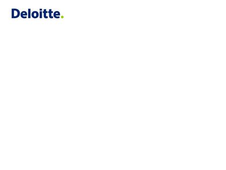 © 2011 Deloitte Touche Tohmatsu About me Educational background – Applied Econometrics 4 years statistical modelling experience R experience – 2 years.