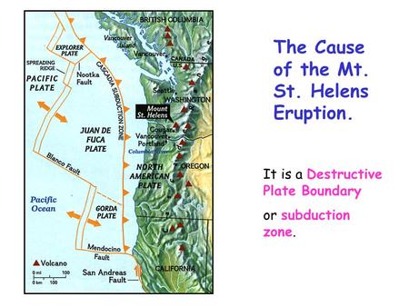 The Cause of the Mt. St. Helens Eruption.