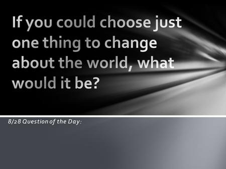 8/28 Question of the Day:. What have women contributed to the field of philosophy?