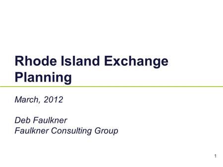 Agenda Exchange Context Exchange 101 Implications for Employers