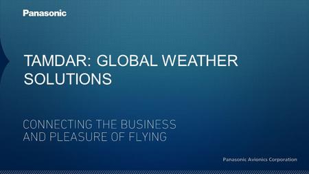 TAMDAR: GLOBAL WEATHER SOLUTIONS