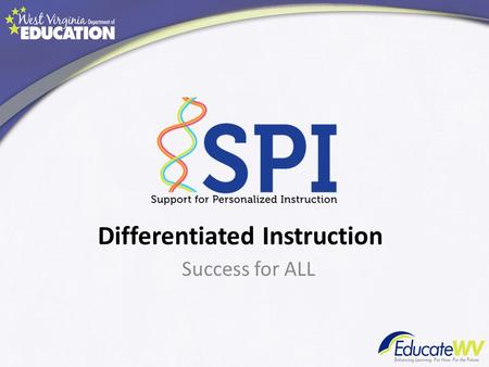 Differentiated Instruction