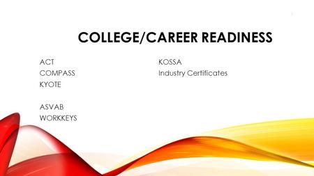 College/Career Readiness