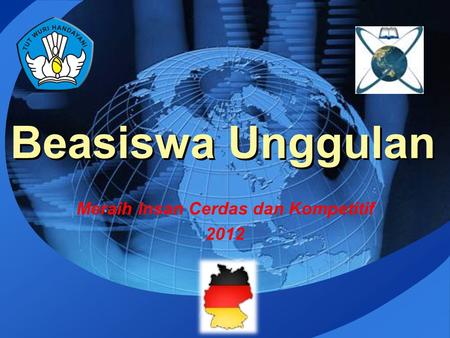 LOGO Beasiswa Unggulan Meraih Insan Cerdas dan Kompetitif 2012.