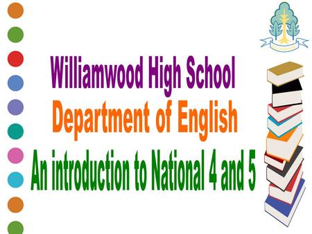 This presentation aims to talk you through some of the features of the new courses and outline what your child can expect between in S3 and S4.