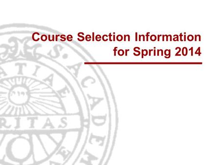 Course Selection Information for Spring 2014. Informationsteknologi Institutionen för informationsteknologi | www.it.uu.se University Admission Page 