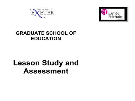 Use lesson study to develop a novel approach to assessing the learning needs of pupils with learning difficulties. 2 broad and inter-related aims: 1.