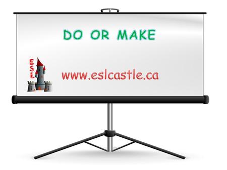 DO is used when talking about work, jobs or tasks. DO is used when we refer to activities in general, without being specific. -Did you do your homework?