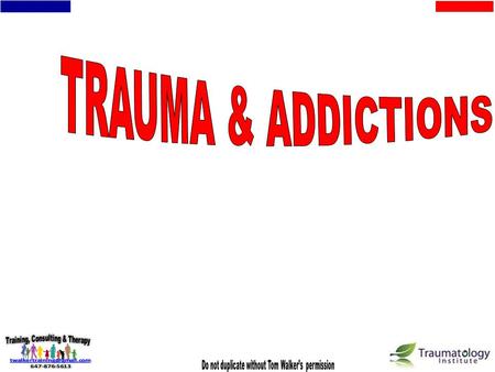 GOALS Gather a better understanding of the individual with co-occurring trauma and addiction concerns Support client’s to choose realistic goals and.