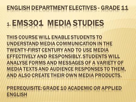 This course emphasizes the knowledge and skills required to plan and make effective presentations and to speak effectively in formal and informal contexts.