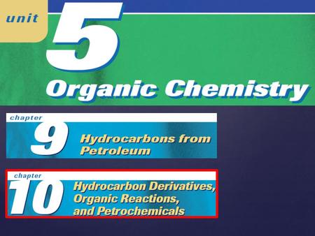 Hydrocarbon Derivatives All Organic Compounds Hydrocarbons Hydrocarbon Derivatives Standard Hydrocarbons with CxHx Hydrocarbons..(C’s.