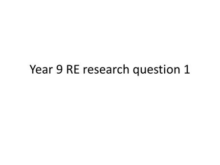 Year 9 RE research question 1. Missal or Lectionary What kind of information can you find in one of these?