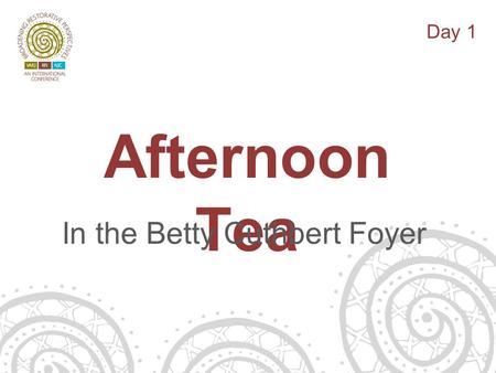 14/06/13 Afternoon Tea In the Betty Cuthbert Foyer Day 1.