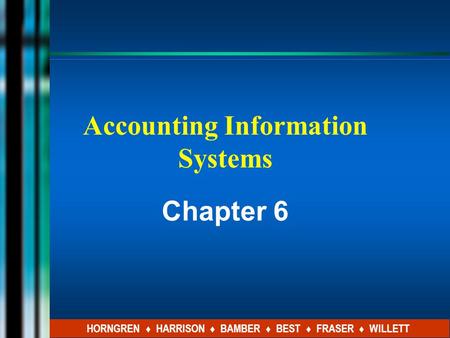 Accounting Information Systems