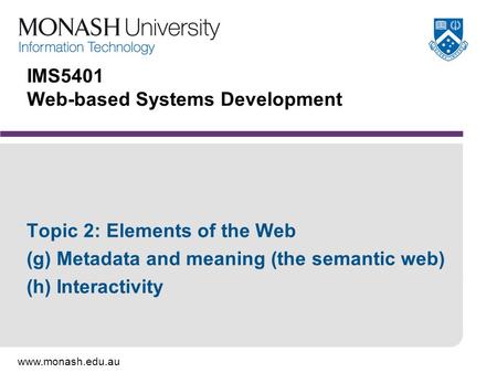 IMS5401 Web-based Systems Development