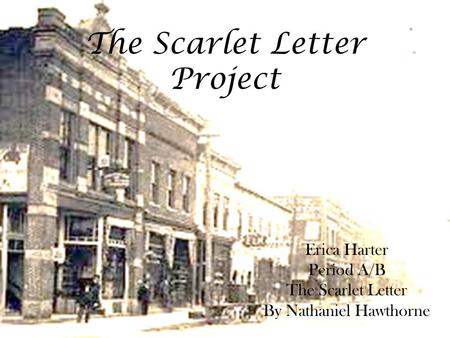 The Scarlet Letter Project