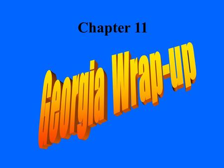 Chapter 11. At the next slide, to play the game, you must click on the underlined point value to go to the selected question. To get the answer, click.