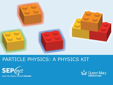 Quarks come in six different types, with six antipartners. On the A-level syllabus, you need to know about three: up, and down (which make up everyday.