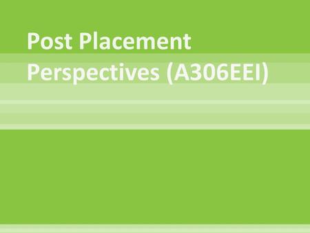  Find out what is COMMERCIAL AWARENESS  What does it matter?  What you should know?  AND work on ELP3.