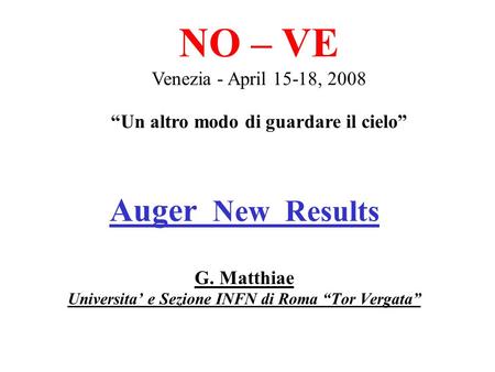 “Un altro modo di guardare il cielo”