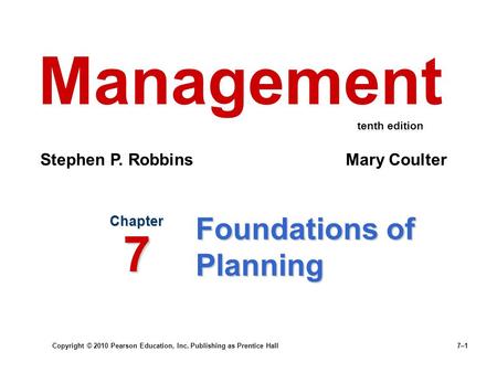 Foundations of Planning