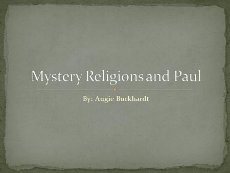 By: Augie Burkhardt This letter is written to the Corinthians who are having a tough time finding God with their new found excitement with tongues and.