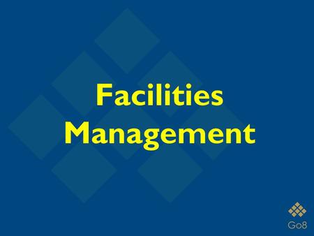 Facilities Management. x = $ $  Backlog maintenance is consuming our estates.