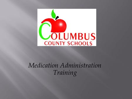 Medication Administration Training