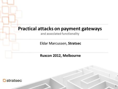 Agenda Introduction Payment gateways Weaknesses Attacks Conclusion.