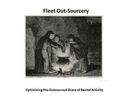 Fleet Out-Sourcery Optimizing the Outsourced Share of Rental Activity.